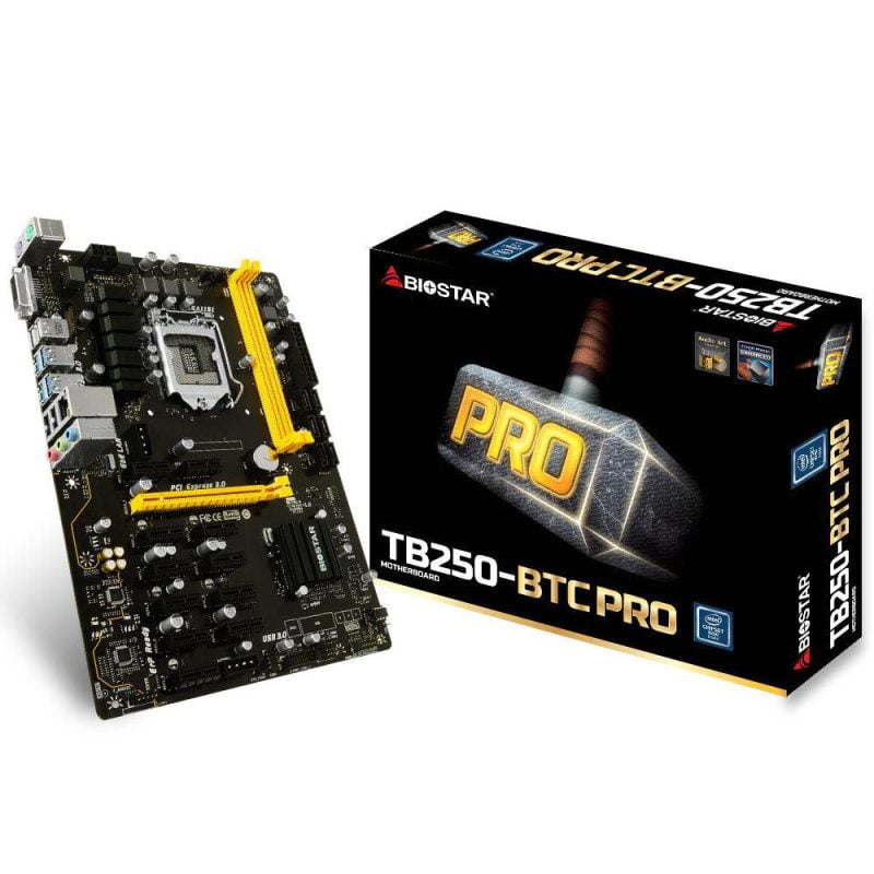 مادربرد بایوستار مدل TB250-BTC Pro
