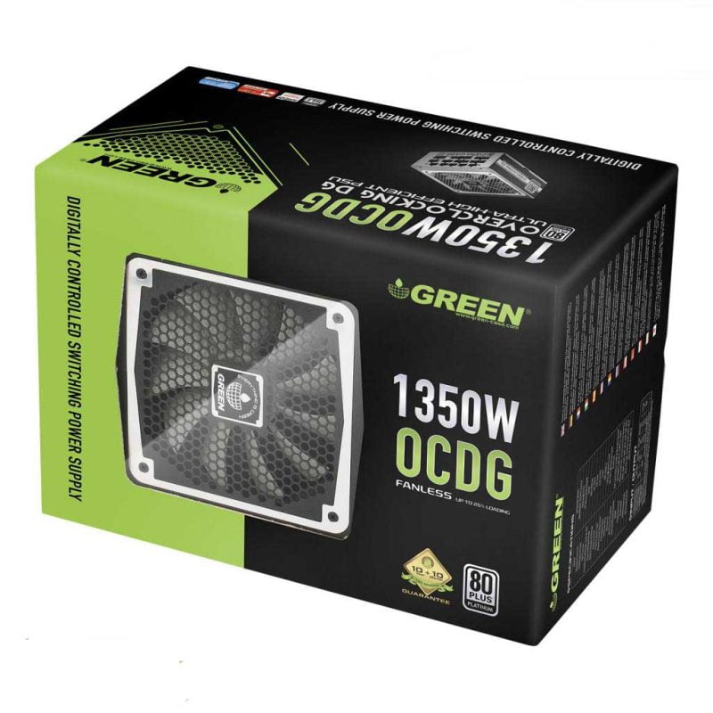 منبع تغذیه کامپیوتر گرین مدل GP1350B-OCDG