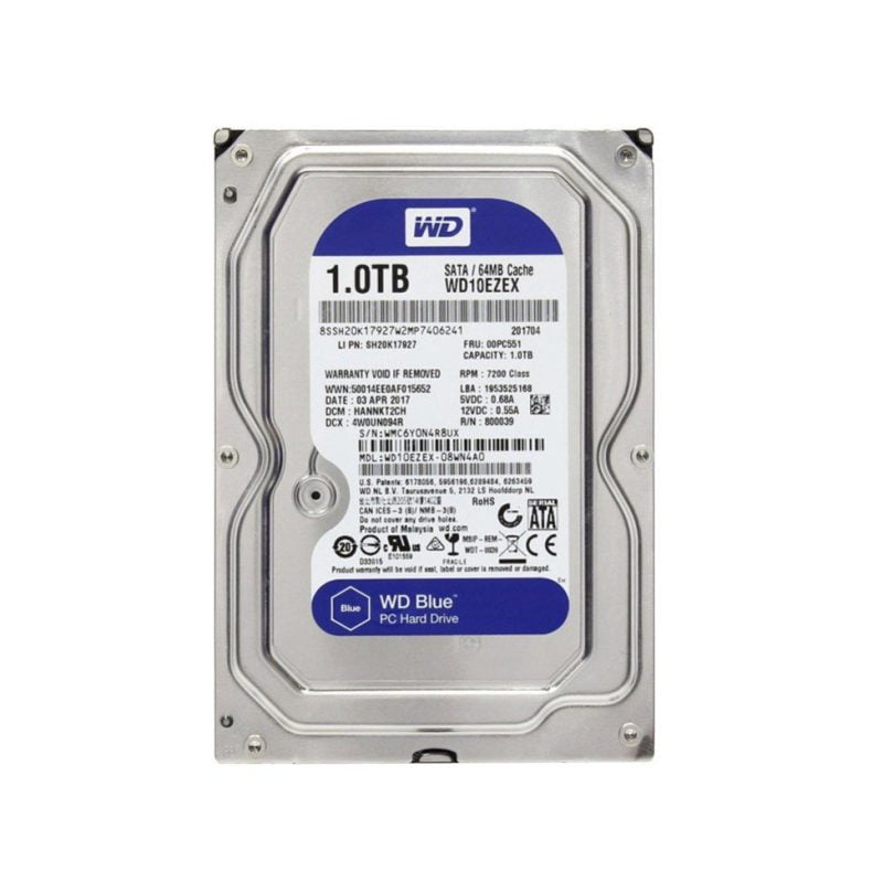 هارددیسک اینترنال وسترن دیجیتال مدل Blue WD10EZEX ظرفیت 1 ترابایت