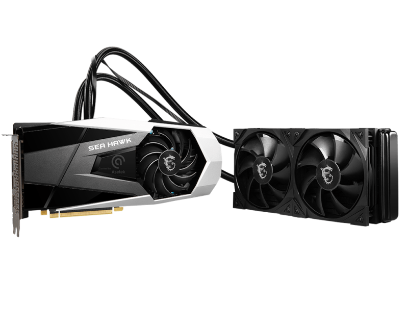 کارت گرافیک ام اس آی مدل GeForce RTX™ 3080 SEA HAWK 10G