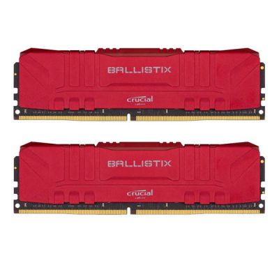 رم دسکتاپ DDR4 دوکاناله 3200 مگاهرتز CL18 کروشیال مدل BALLISTIX ظرفیت 32 گیگابایت