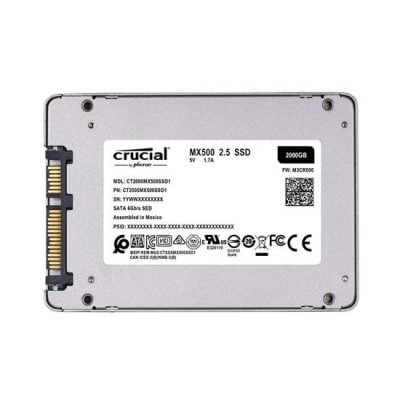 اس اس دی اینترنال کروشیال مدل MX500 ظرفیت 2 ترابایت