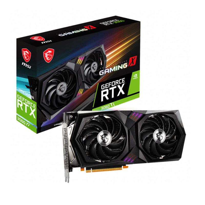 کارت گرافیک ام اس آی مدل GeForce RTX 3060 Ti GAMING X حافظه 8 گیگابایت