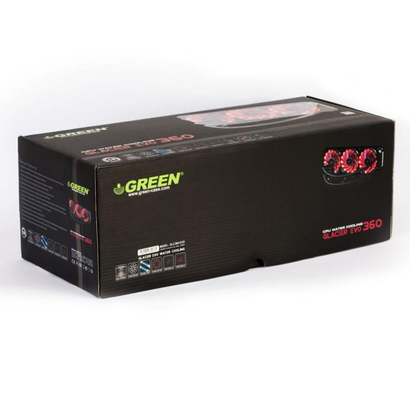 خنک کننده آبی پردازنده گرین مدل GLACIER 360 EVO