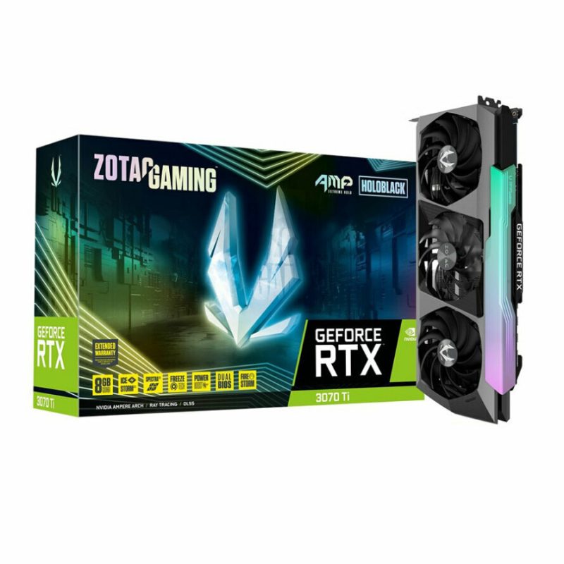 کارت گرافیک گیمینگ زوتاک مدل RTX 3070 Ti AMP Extreme Holo