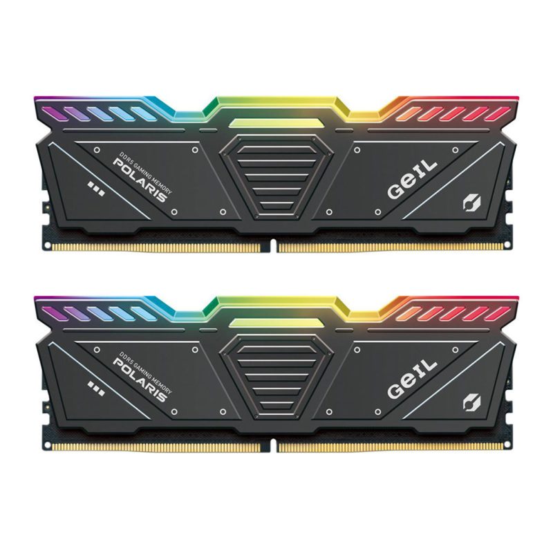 رم دسکتاپ DDR5 دوکاناله 4800 مگاهرتز CL40 گیل مدل POLARIS RGB ظرفیت 32 گیگابایت