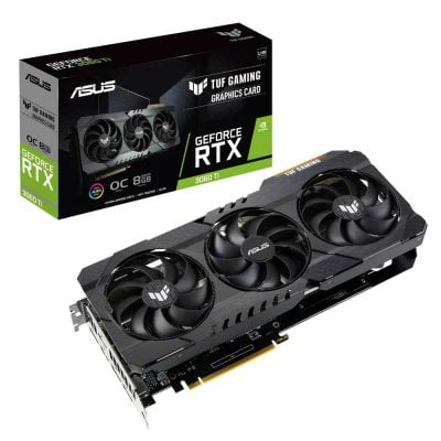 کارت گرافیک ایسوس مدل TUF Gaming GeForce RTX™ 3060 Ti OC Edition طرفیت 8 گیگابایت