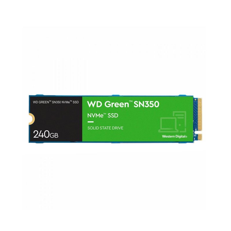 اس اس دی اینترنال M.2 وسترن دیجیتال مدل Green SN350 فرم ظاهری 2280، ظرفیت 240 گیگابایت