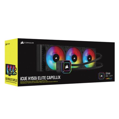 خنک کننده مایع پردازنده کورسیر مدل iCUE H150i ELITE CAPELLIX