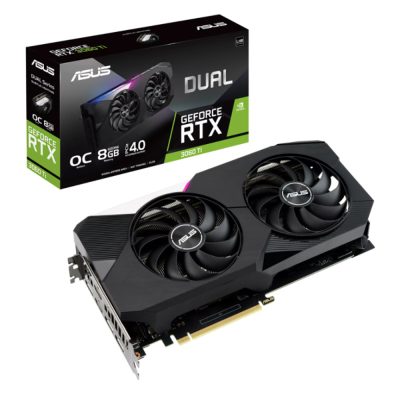 کارت گرافیک ایسوس مدل GeForce RTX 3060 Ti Dual OC 8G