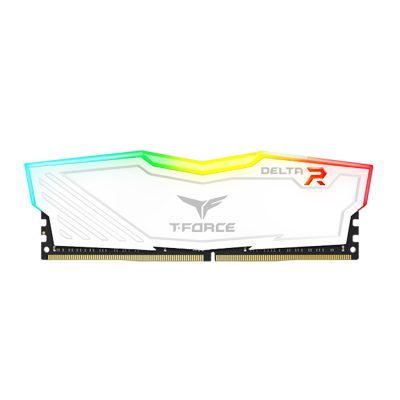 رم دسکتاپ DDR4 3200 مگاهرتز CL16 تیم گروپ مدل Delta White RGB ظرفیت 16 گیگابایت