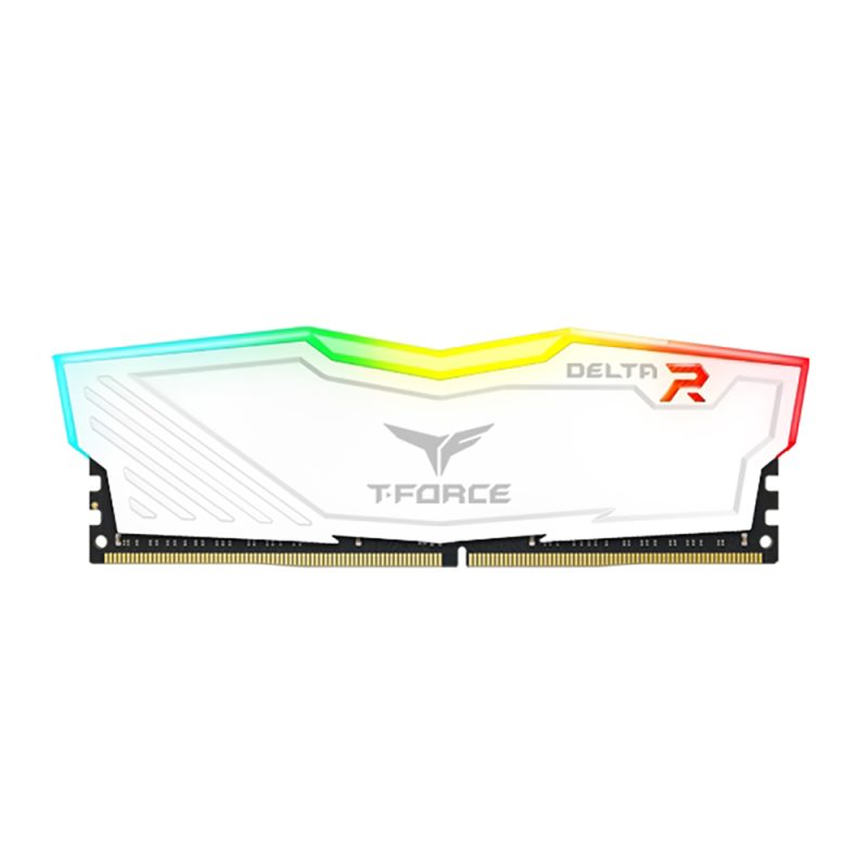 رم دسکتاپ DDR4 3200 مگاهرتز CL16 تیم گروپ مدل Delta White RGB ظرفیت 16 گیگابایت