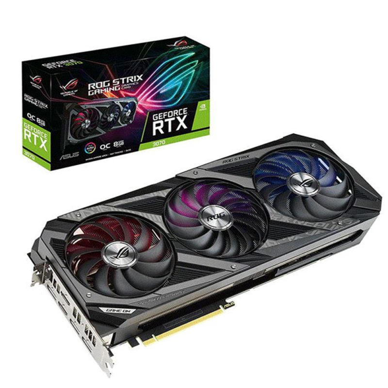کارت گرافیک ایسوس مدل ROG-STRIX-RTX3070-O8G-GAMING