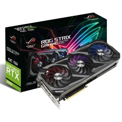 کارت گرافیک ایسوس مدل ROG STRIX RTX 3080 GAMING OC 10GB