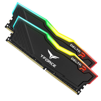 رم تیم گروپ مدل DELTA RGB GAMING 16GB DUAL 3600MHz CL18 DDR4