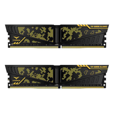 رم دسکتاپ DDR4 دو کاناله 3200 مگاهرتز CL16 تیم گروپ مدل VULCAN TUF ظرفیت 32 گیگابایت