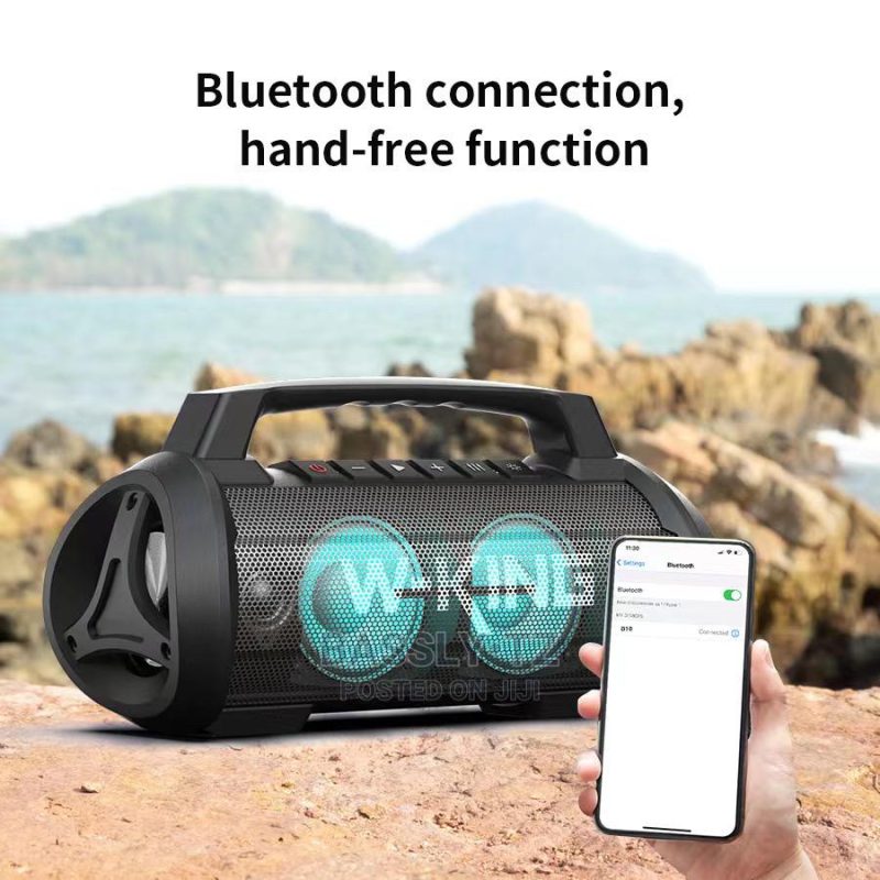 اسپیکر بلوتوث دبلیو کینگ W-King D10 توان 70 وات رم خور و فلش خور - Image 3