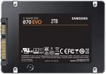 حافظه SSD اینترنال سامسونگ مدل 870EVO SATA 2.5 inch با ظرفیت 2 ترابایت