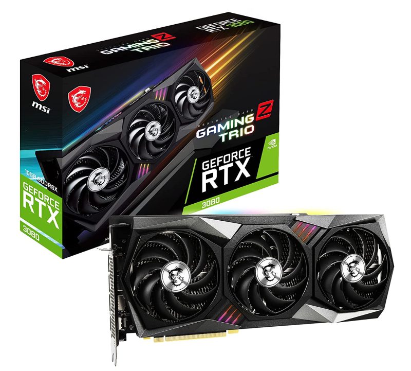 کارت گرافیک ام اس آی مدل GeForce RTX 3080 GAMING Z TRIO 10G