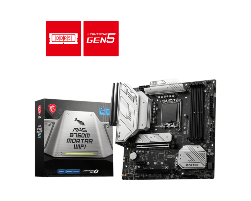 مادربرد ام اس آی MSI MAG B760M MORTAR DDR5 WIFI