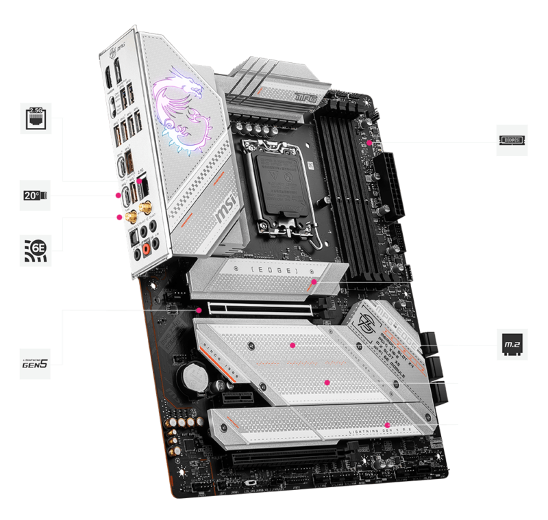 مادربرد ام اس آی MSI MPG Z790 EDGE WIFI DDR5