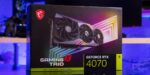 کارت گرافیک ام اس آی مدل RTX 4070 GAMING X TRIO 12G