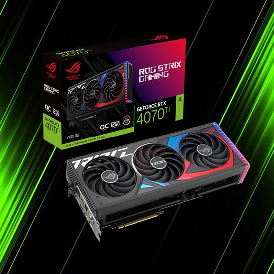 0018296_-rog-strix-rtx-4070-ti-oc-12gb_550 کارت گرافیک ایسوس مدل ROG Strix GeForce RTX™ 4070TI OC GDDR6X Edition 12GB - Image 1