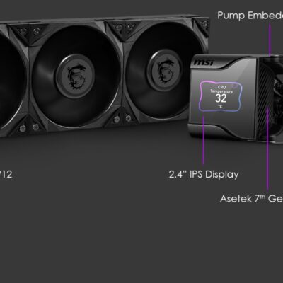 خنک کننده آبی پردازنده ام اس آی مدل MEG CORELIQUID S360