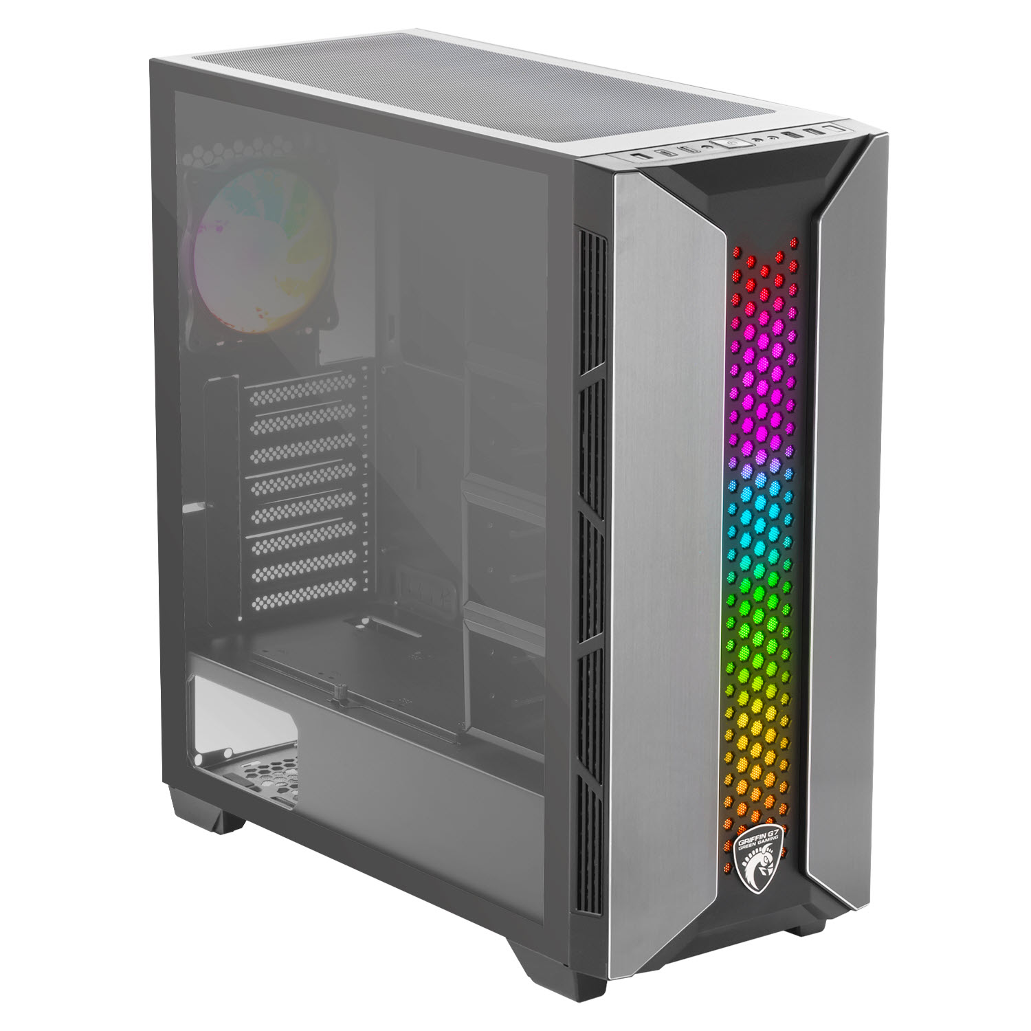 GREEN-Griffin-G7-Case-G-00 کیس کامپیوتر گیمینگ گرین مدل GRIFFIN G7 - Image 1