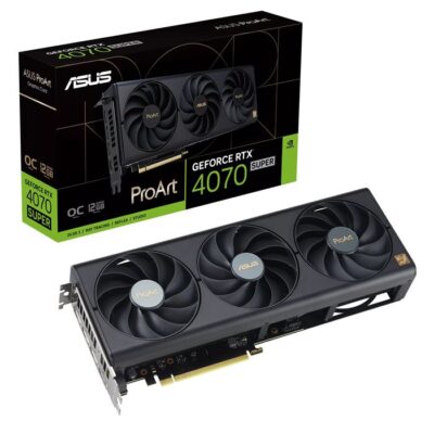 کارت گرافیک ایسوس مدل ProArt GeForce RTX 4070 SUPER OC Edition 12GB