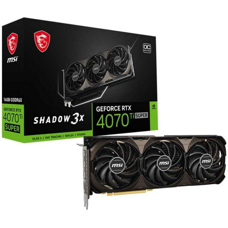 کارت گرافیک ام اس آی 4070 Ti OC SUPER SHADOW 3X 16GB GDDR6X - Image 5