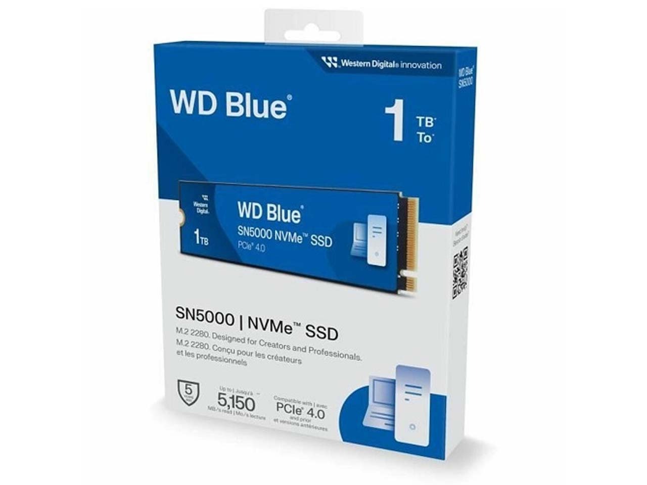اس اس دی اینترنال وسترن دیجیتال مدل Blue SN5000 ظرفیت 1 ترابایت