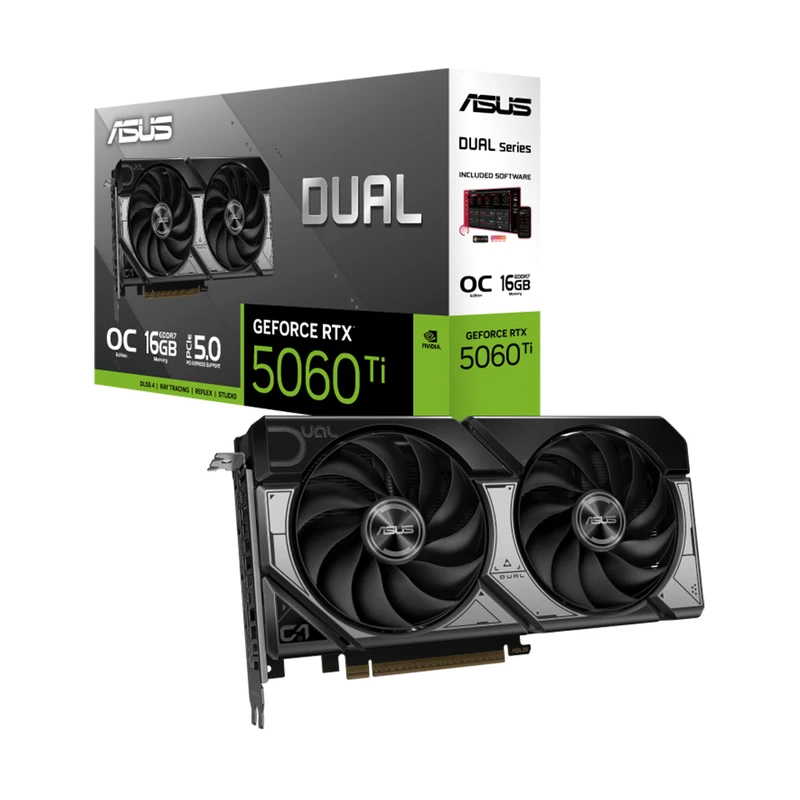 Dual GeForce RTX 5060 Ti 16GB GDDR7 OC Edition
