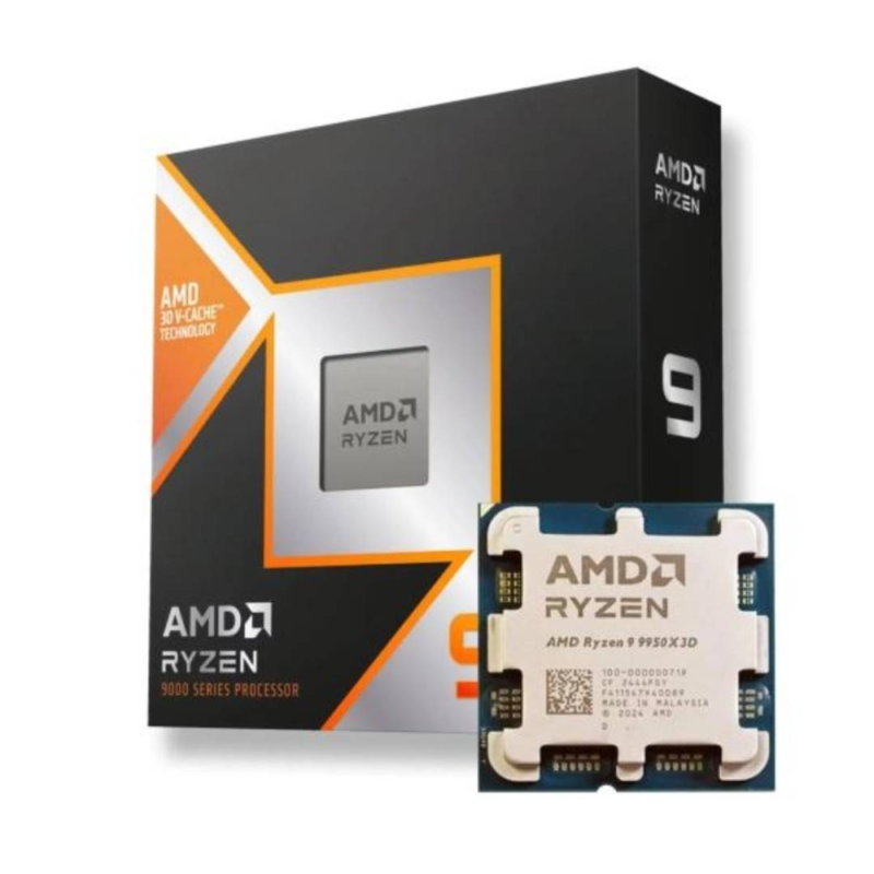 پردازنده مرکزی ای ام دی مدل (Ryzen 9 9950X3D (Box - Image 2